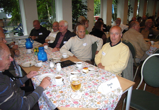 v.l.n.r. (gegenüber): Fred Nase, Harry Hoffmann, Wolf-Dieter Heuer, Günter Aufenberg, Manfred Weißer