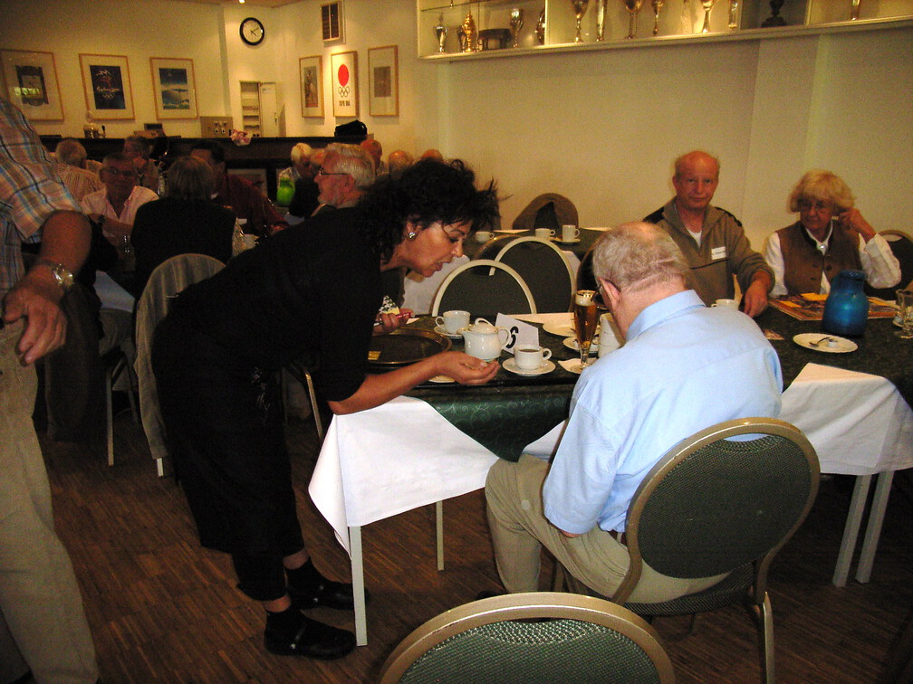 unsere Neue kassiert.