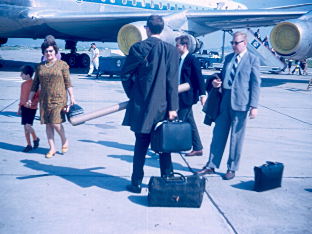 Ankunft 1968 in Rio de Janeiro