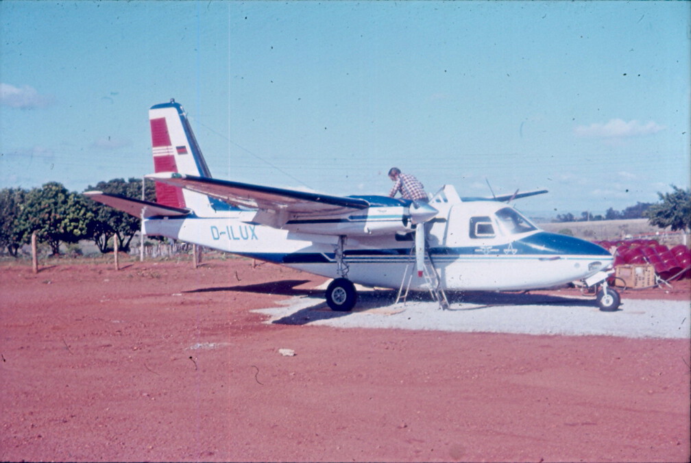 Wartungsarbeiten am Flugzeug
