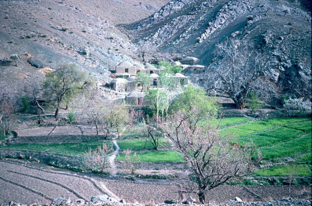 Dorf im Elbrus-Gebirge