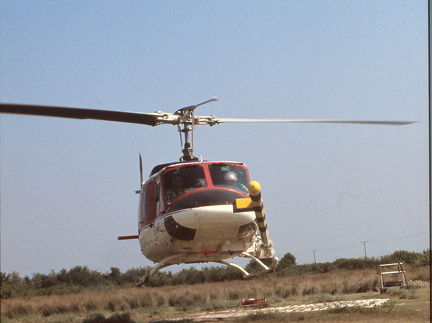 Heli-Trupp Ochse - Hubschrauber startet