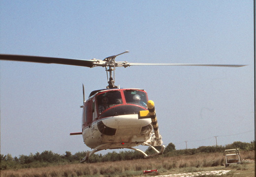 Heli-Trupp Ochse - Hubschrauber startet