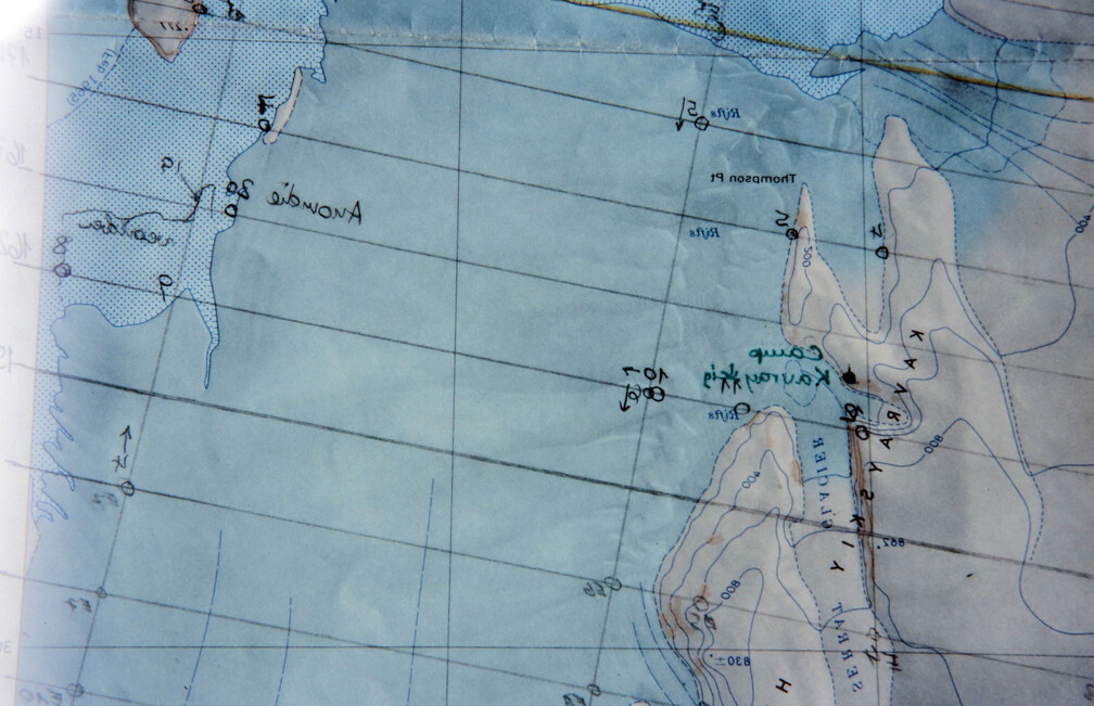 Meßprofilplanung in 1:250 000