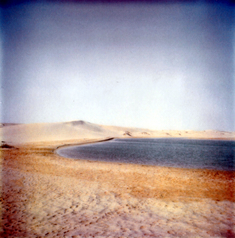  Libyen 27 NC15 Kamel Pfad am See. Bild 08