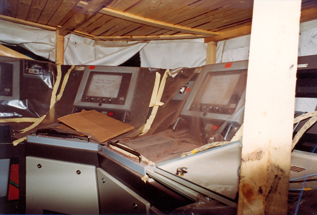 Pultabschnitt Echolote