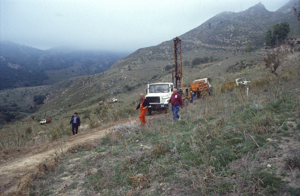 Sizilien Bohrarbeiten 1992  0013