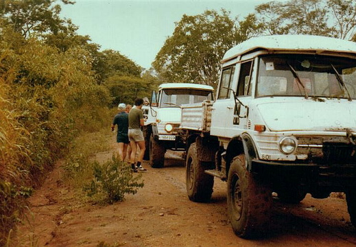 MS Ingrf Tansania 1981 Unimogs suedlich Mozambique