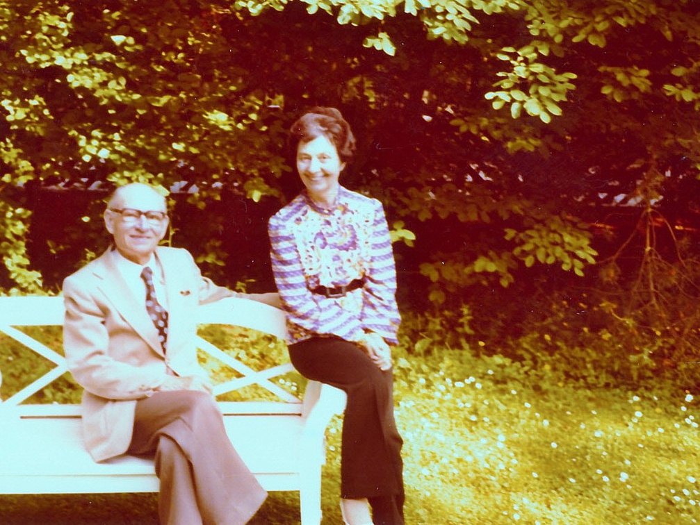 Dr. Wilhelm Kolb mit Frau, 1978 Braunlage