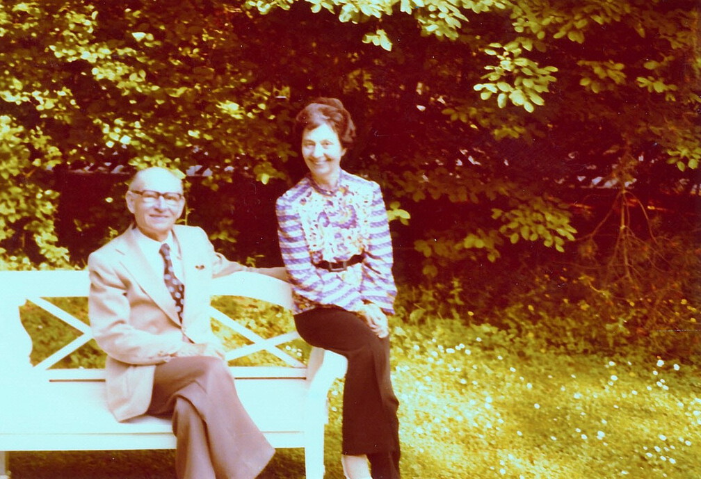 Dr. Wilhelm Kolb mit Frau, 1978 Braunlage