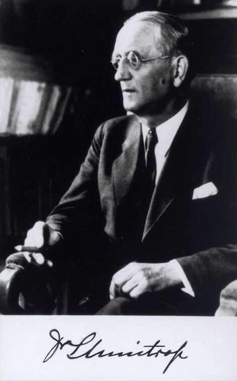 Prof. Dr.phil. Dr.mont.h.c. Ludger Mintrop, Begründer der Angewandten Seismik (18.7.1880 - 1.1.1956).