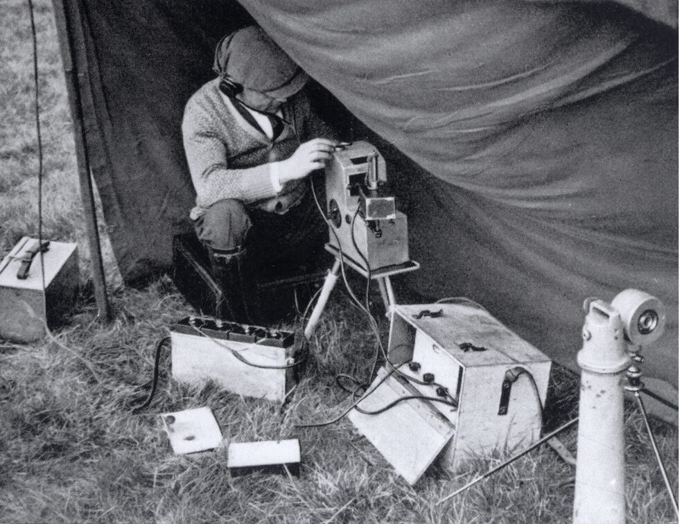  Der Operator in Aktion.