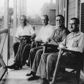 P. Liebrecht, . Rellensmann, L. Mintrop und O. Geußenhainer in Dos Bocas bei San Diego, Mexico, 1923