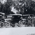 Voll-motorisierter SEISMOS-Trupp 1926 in Louisiana.
