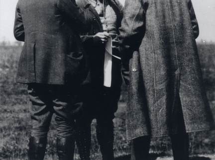 Small Talk, März 1926 in Texas. Von links: Lückerath, Wellhausen, Mintrop.