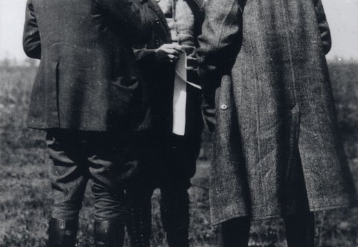 Small Talk, März 1926 in Texas. Von links: Lückerath, Wellhausen, Mintrop.