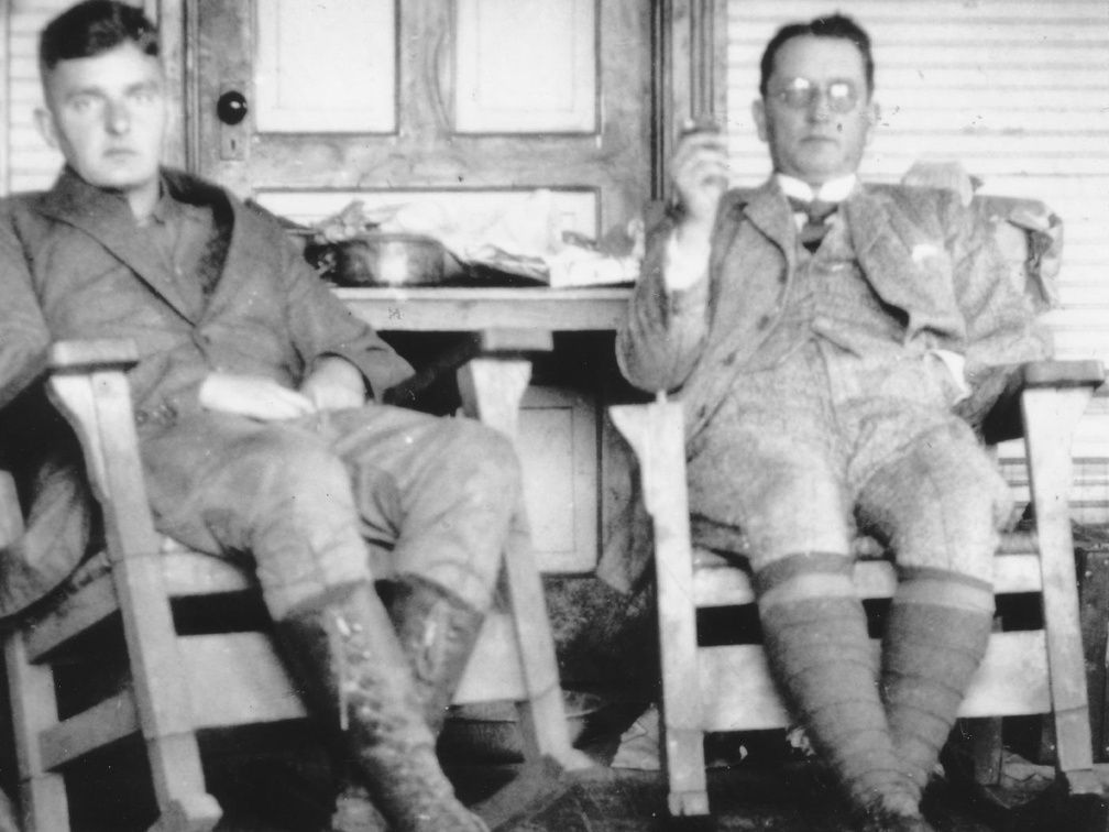Dr. Friedrich Trappe, Dr. Ludger Mintrop in Topila, Mexiko, 1926.