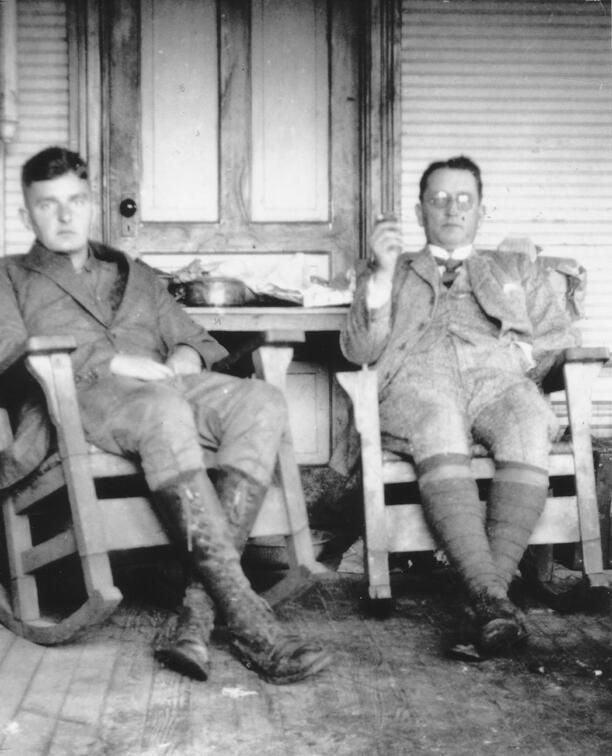 Dr. Friedrich Trappe, Dr. Ludger Mintrop in Topila, Mexiko, 1926.