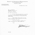 Ende 1930 wurde L. Mintrop die Ehrenmitgliedschaft der SEG (Damals noch Society of Petroleum Geophysicists) von Donald C. Barton angetragen. Unterzeichnet hat das Dokument John F. Weinzierl, ein alter Bekannter des Geehrten und jetzt Sekretär der neu gegr