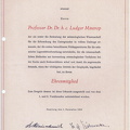 Mintrop wird am 1.Dezember 1950 Ehrenmitglied der Deutschen Geopysikalischen Gesellschaft (DGG)