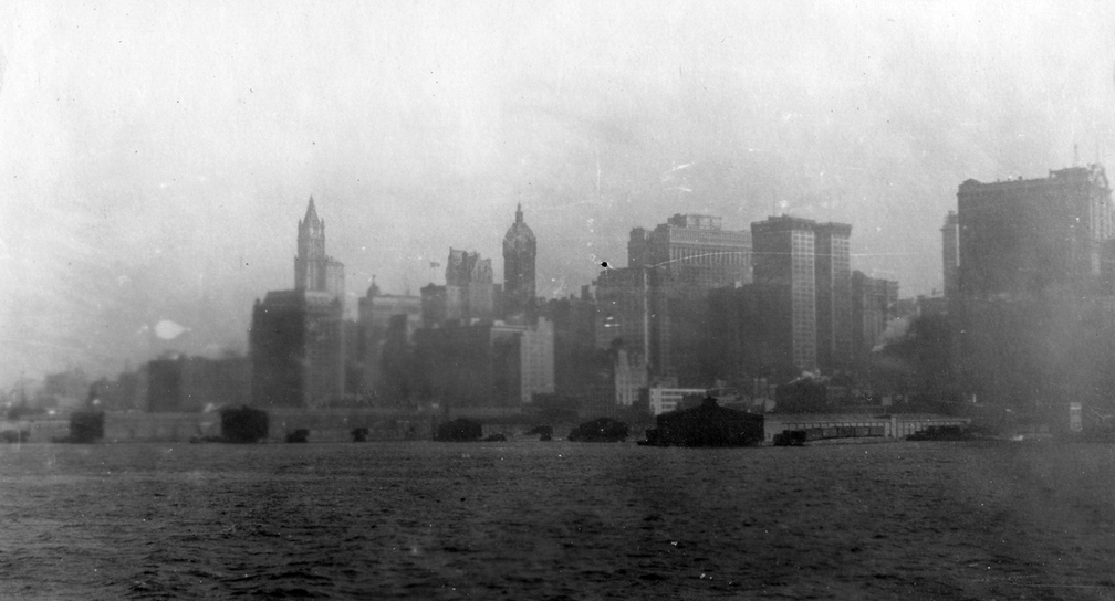 Skyline von New York wahrscheinlich 1927