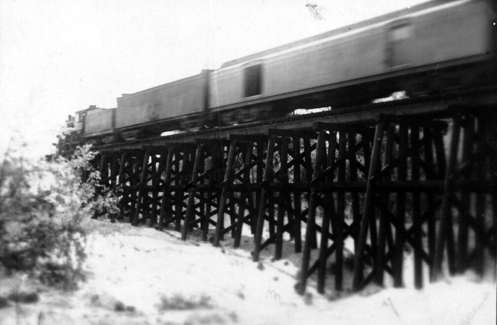 Diese hölzernen Brücken waren schnell gebaut aber nicht sehr dauerhaft