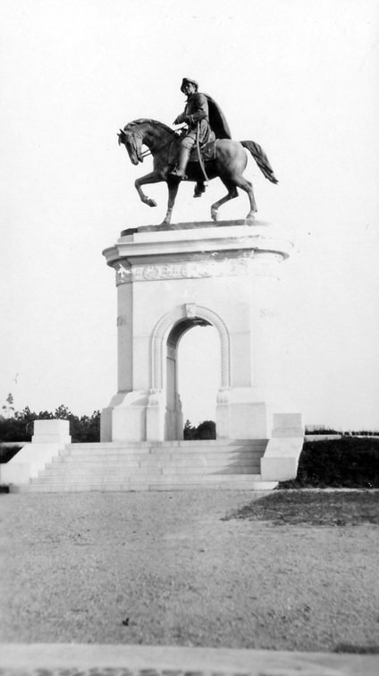 Denkmal mit Reiterstandbild von Sam Houston