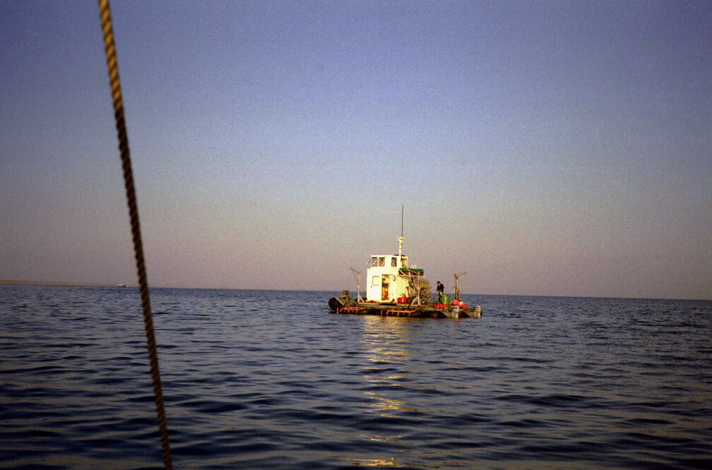 Ponton im Abendlicht (626 Besuche) Ponton im Abendlicht