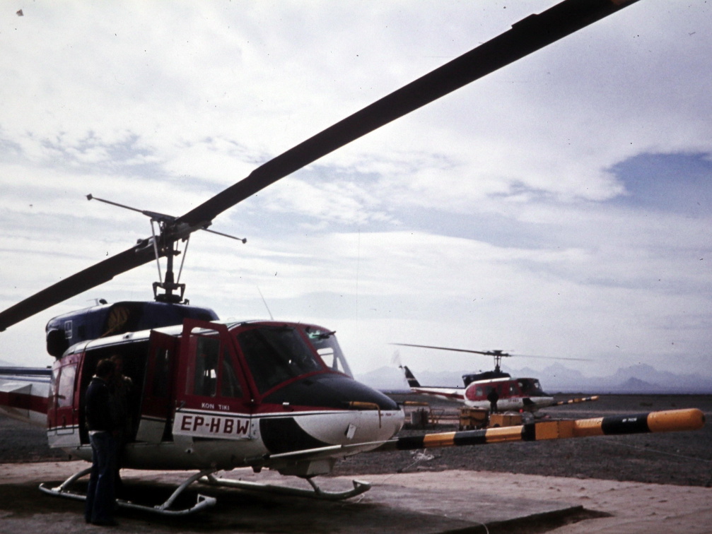 Mess-Hubschrauber mit Magnetometer Stinger