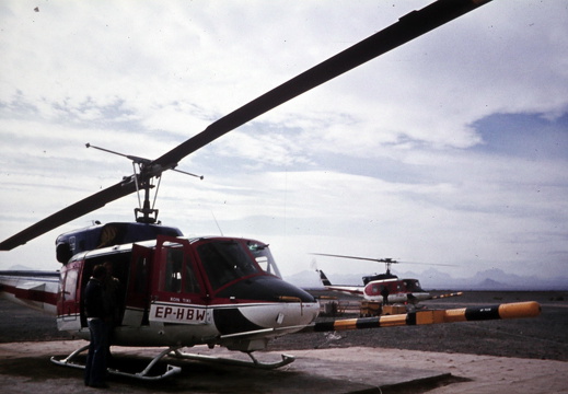 Mess-Hubschrauber mit Magnetometer Stinger