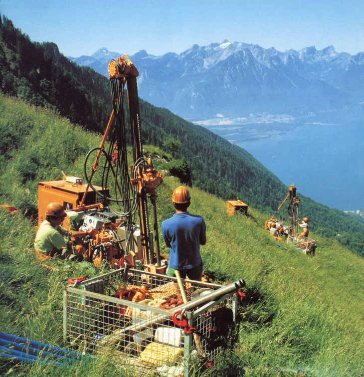 Reflexionsseismik über dem Genfer See